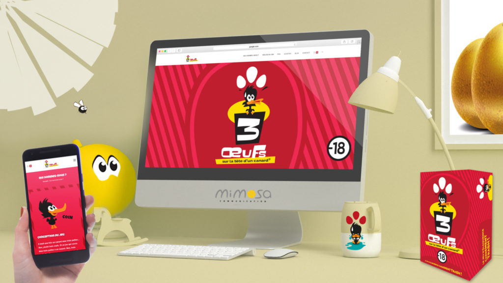 Jeu de société : 3 œufs sur la tête d'un canard - Jeux & Jouets